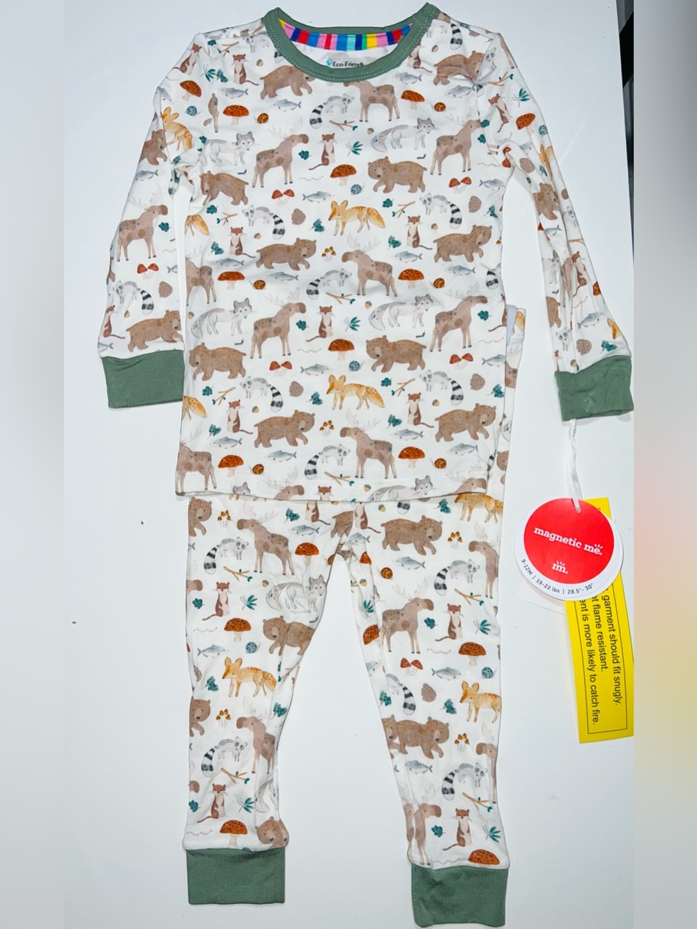Wonderful Wildlife Modal Magnetic PJ Set - Size 9/12